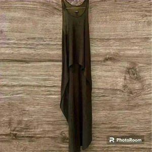 Army Green Hi Low Tank Top Size X Small- Like New